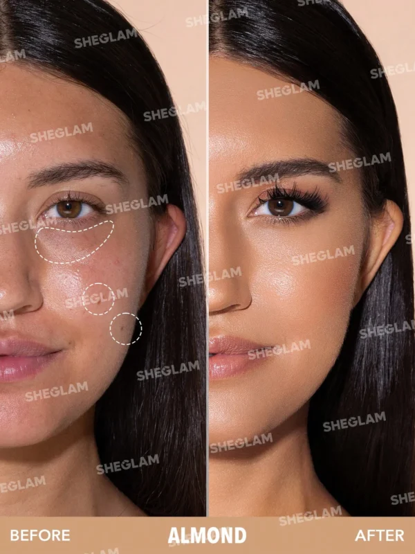 SHEGLAM Corrector de cobertura completa Like Magic 12HR Color Almond - Imagen 2