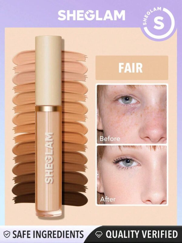 SHEGLAM Corrector De Cobertura Total Like Magic De 12 Horas Color Fair - Imagen 3